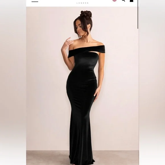 Club l cheap velvet dress